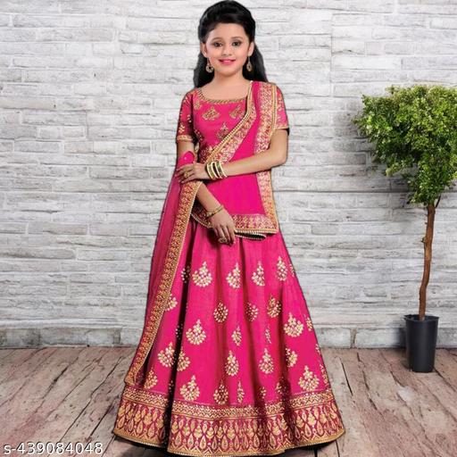 Agile Funky Kids Girls Lehanga Cholis