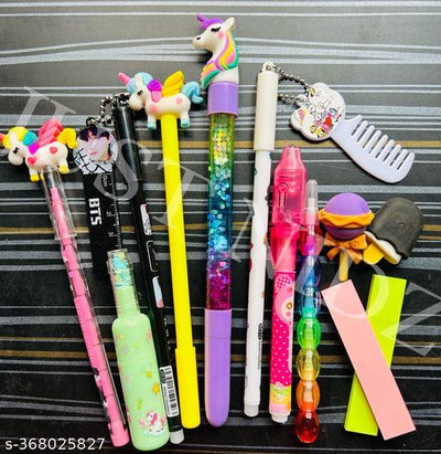 Unicorn Stationary Set Pack of 15 - Multicolour - 3 to 10 Years - Multi Color