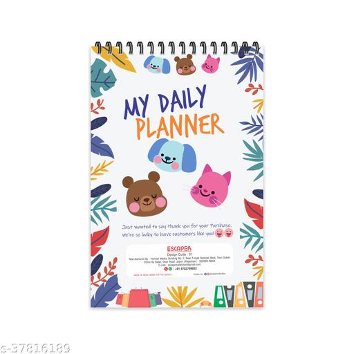 ESCAPER Leafs Theme Daily Planner Diary (A5 Size - 8.5
